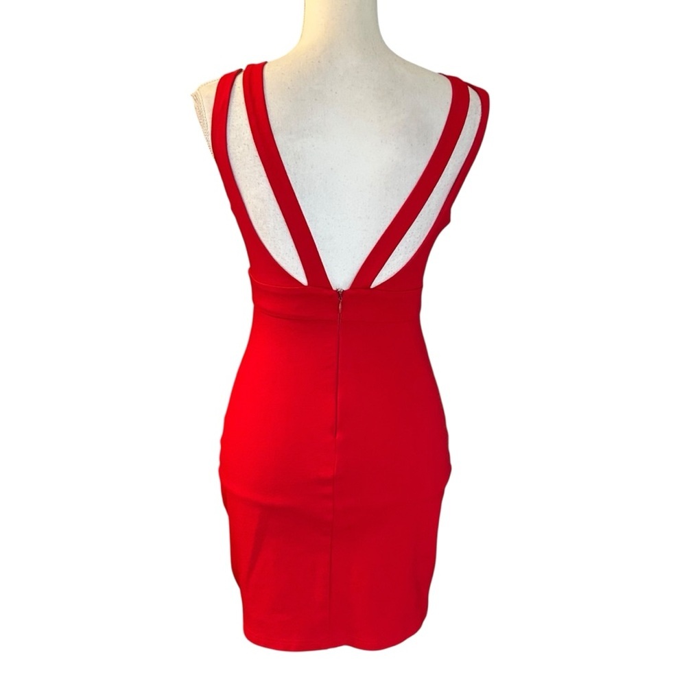 Lulu's Red Mini Dress - Picture 6 of 12